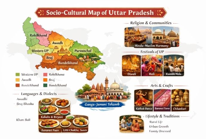 Explore the <span class="text-secondary">Flavours of Uttar Pradesh</span>